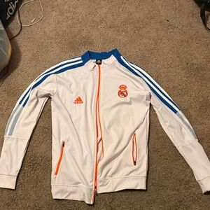 WHITE REAL MADRID TRACKSUIT